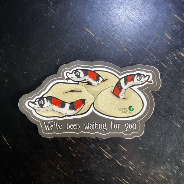 Tricolor Hognose Sticker (Black)